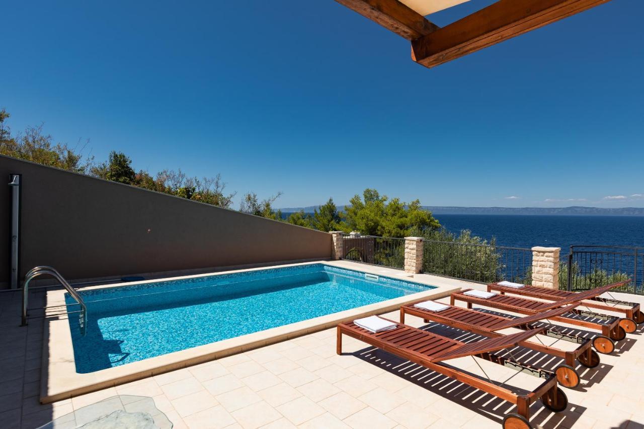 Seafront Villa Endless View Blato  Exterior photo